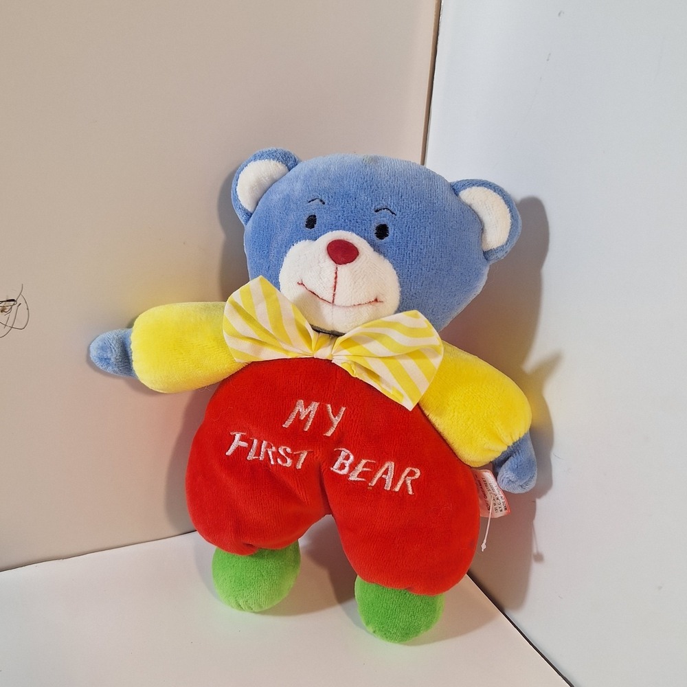 Soft Dreams My First Bear Teddy Rattle Plush Stuffed Lovey‎